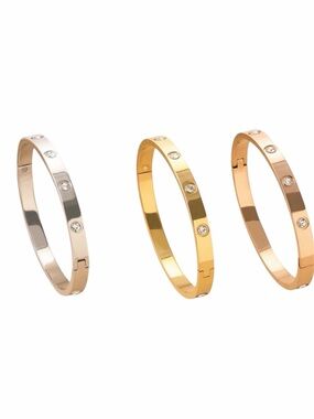 10 Stone Bangle Bracelet NWT